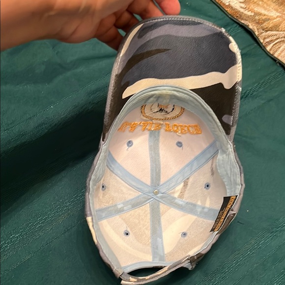 U.S. Air Force Cap Blue Camouflage -adjustable velcro back - Picture 9 of 12